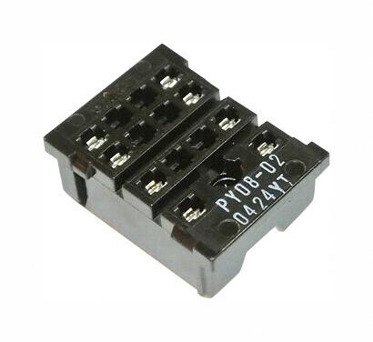 Omron Industrial Automation Pyfz08 Relay Socket, 10A, 8 Pin, Din Rail