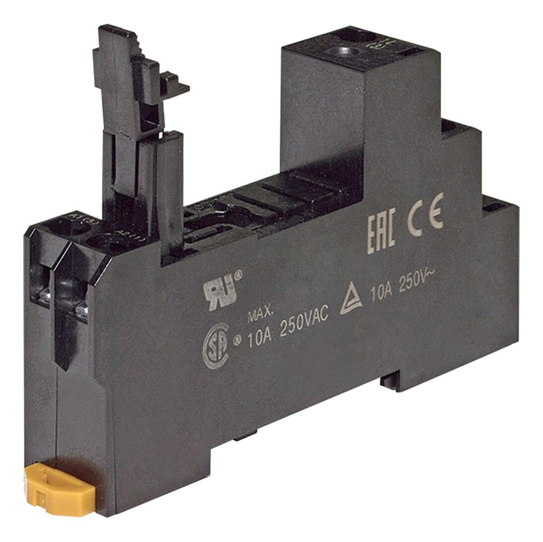 Omron Industrial Automation P2Rfz-05-E. Relay Socket, 10A, 5 Pin, Din Rail