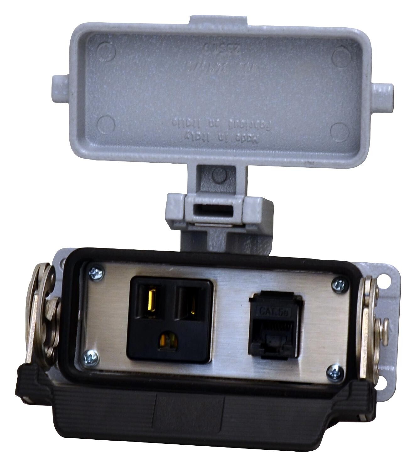 Wago 8000-0100/1000-0354 Metal Enclosure, 1Port, Cat 5E Enet