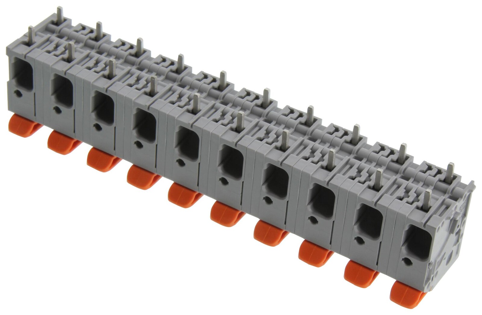 Wago 2606-1360 Terminal Block, Wtb, 10Pos, 24-8Awg