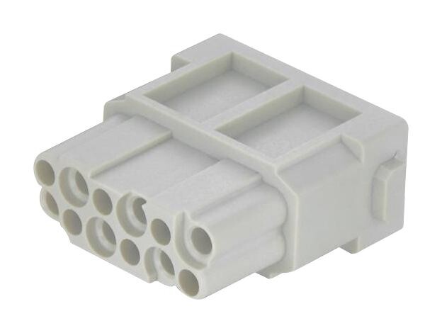 Harting 09140123102 Heavy Duty Conn, Module, Rcpt, 12Pos