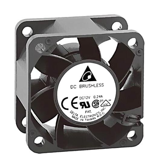 Delta Electronics / Fans Ffb0412Vhn-F00 Axial Fan, 40Mm, 12Vdc, 15.79Cfm, 45Dba