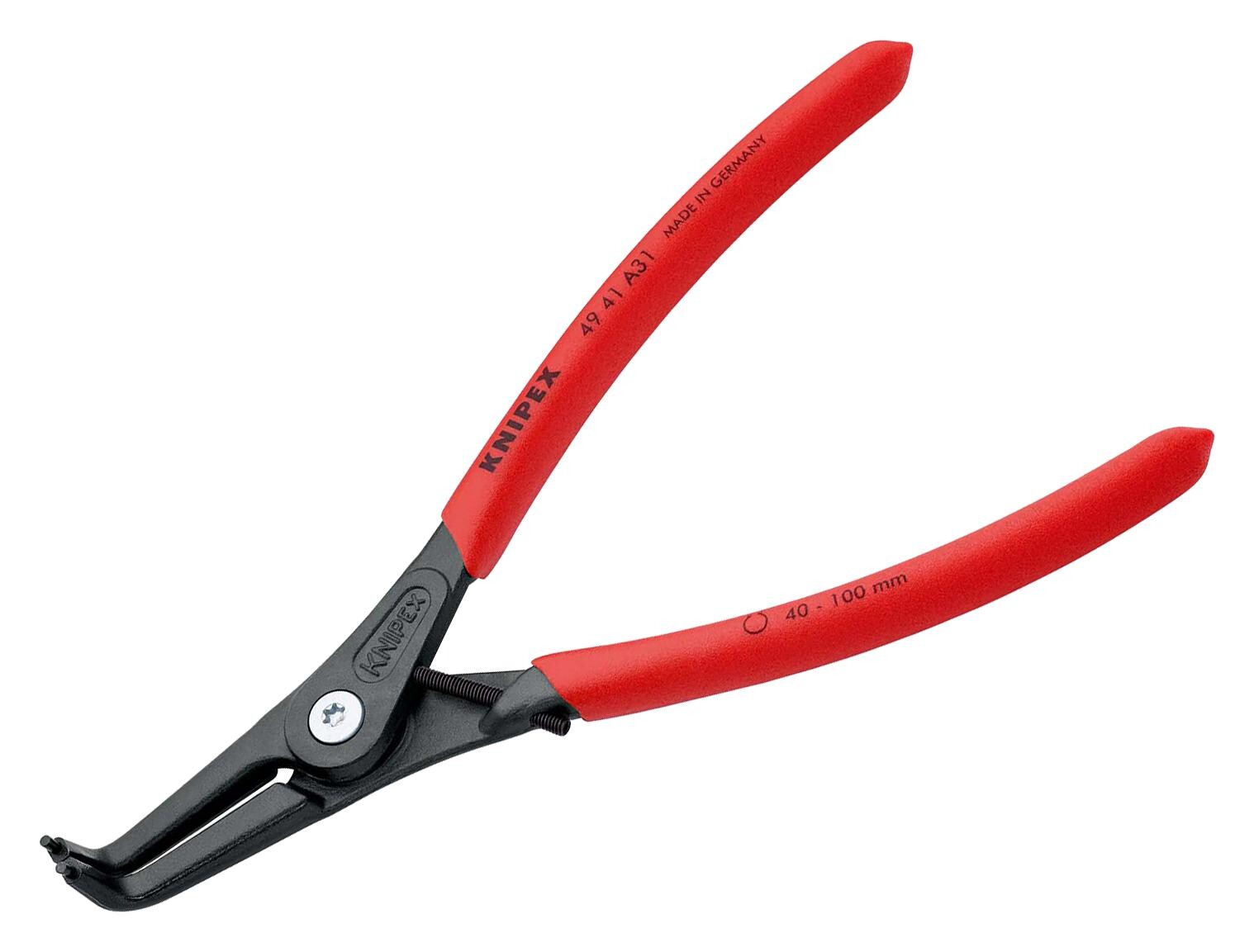 Knipex 49 41 A31 Circlip Plier, 210Mm, Grey Atramentized