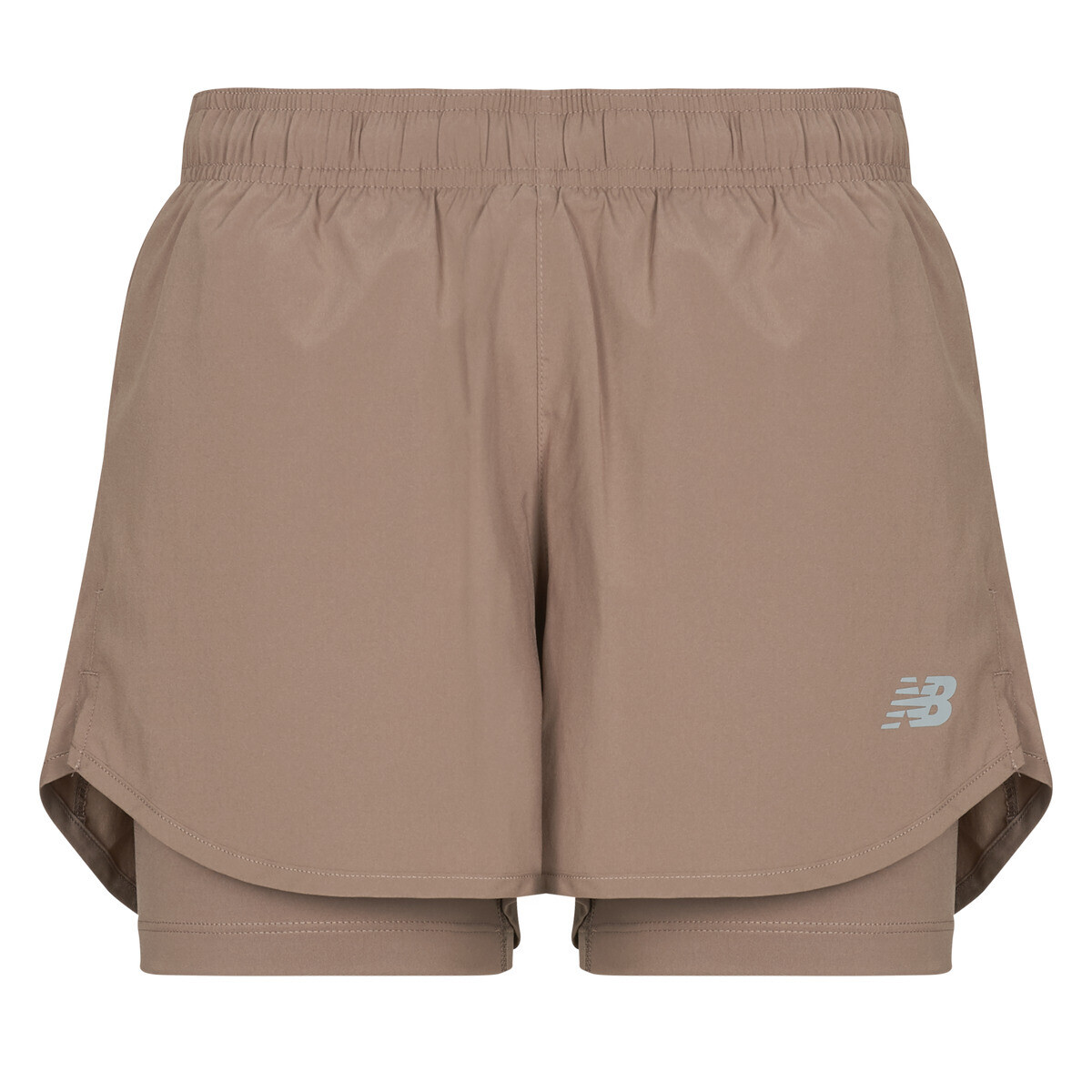 New Balance  SPORT ESSENTIALS 2-IN-1 SHORT  Hnědá