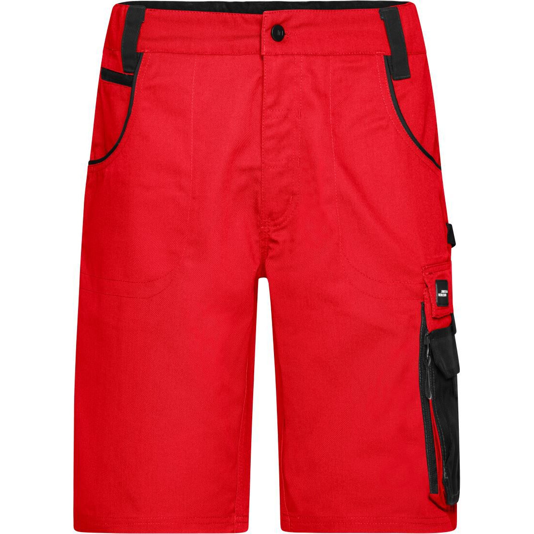 Kraťasy pracovní James Nicholson Strong - červené-černé, 44