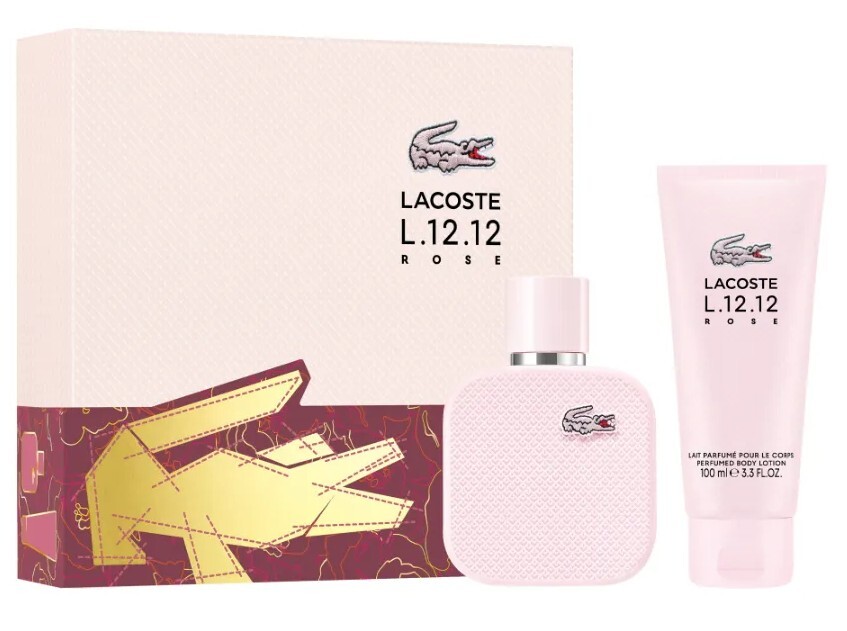 Lacoste Lacoste L.12.12. Rose - EDP 50 ml + tělové mléko 100 ml