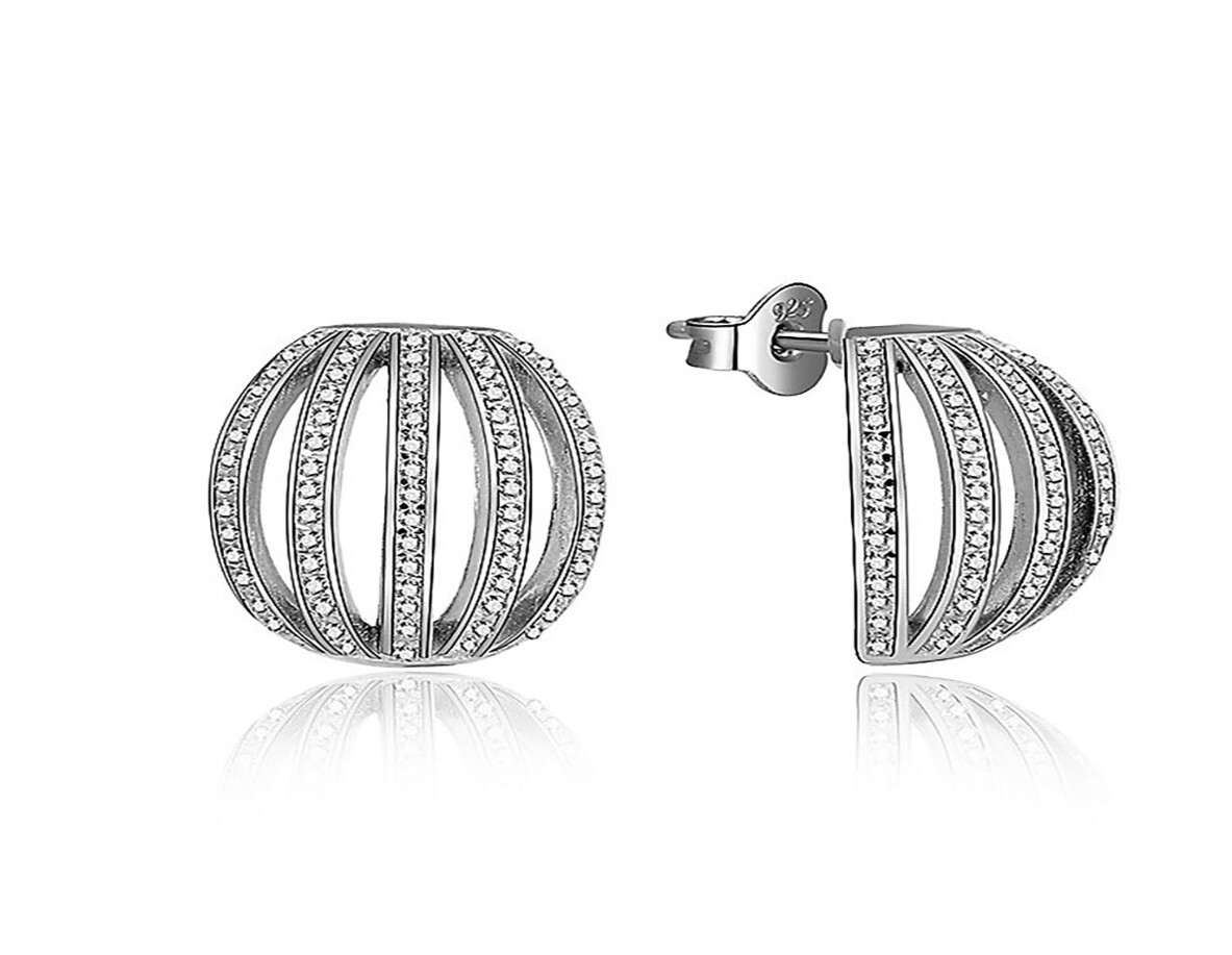 MOISS Slušivé visací náušnice ze stříbra E0003164