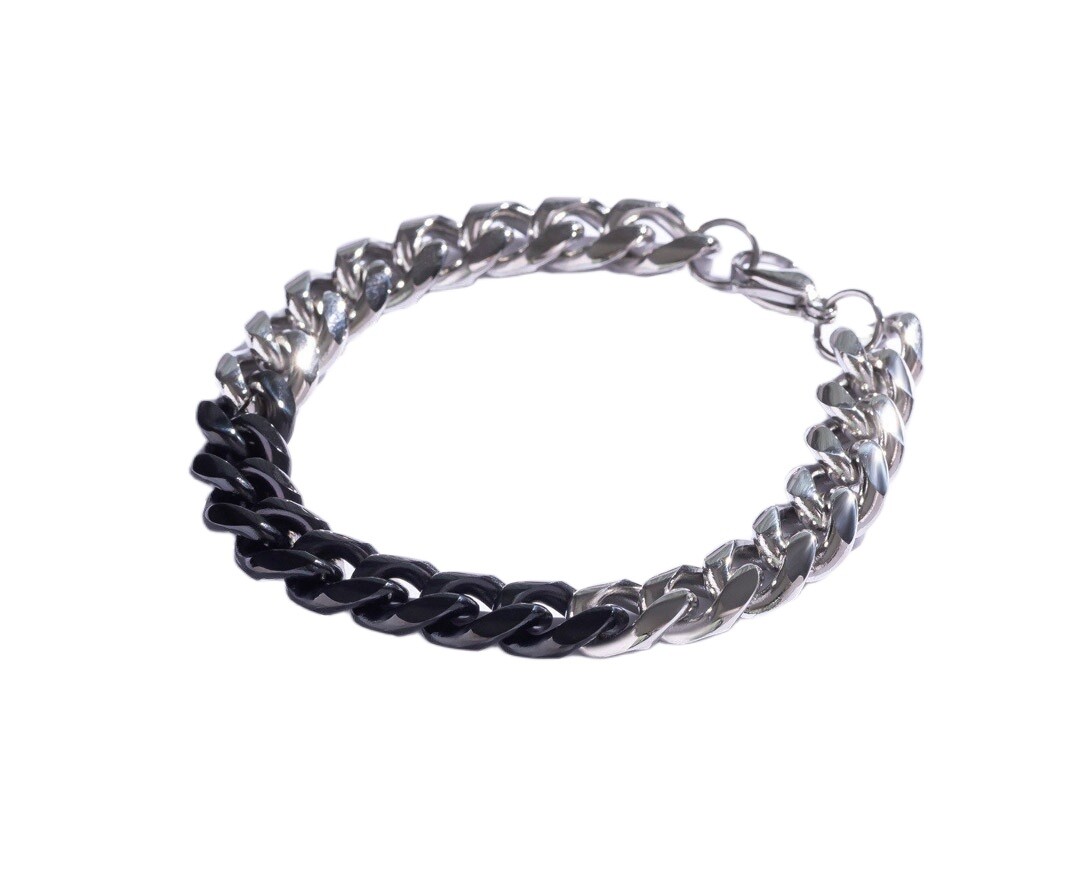 Marc Malone Výrazný pánský náramek z oceli Pancer MCGB5043SB