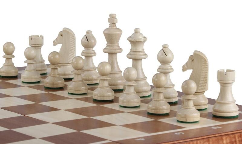 Dřevěné-šachy.cz Dřevěné šachy.cz Turnajové šachy č. 5 matné se dvěma dámami