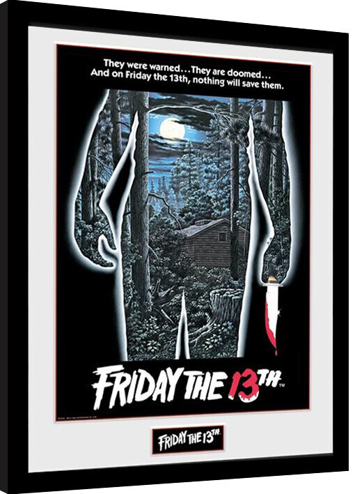 GB EYE Obraz na zeď - Friday The 13th - Warning, 34 × 44.2 cm