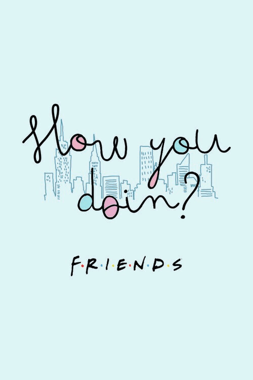 Europosters Umělecký tisk Přátelé - How you doin?, 26.7 × 40 cm
