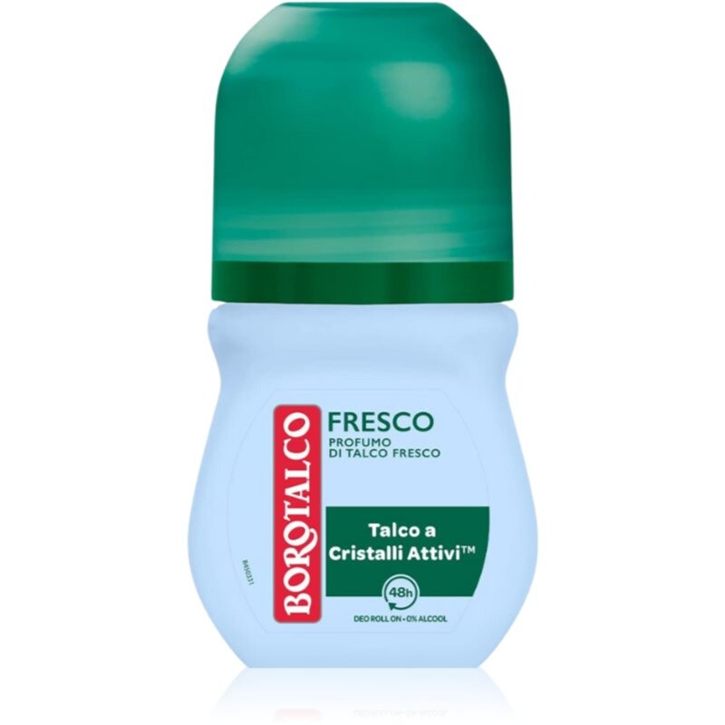 Borotalco Fresh deodorant roll-on 48h vůně Fresh Talc 50 ml