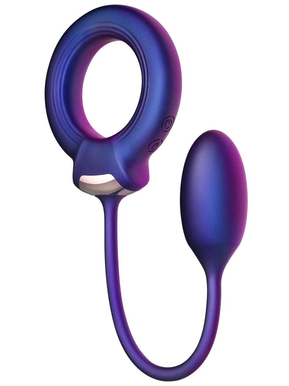 Hueman Vibrační erekční kroužek s análním vibrátorem Eclipse - Hueman