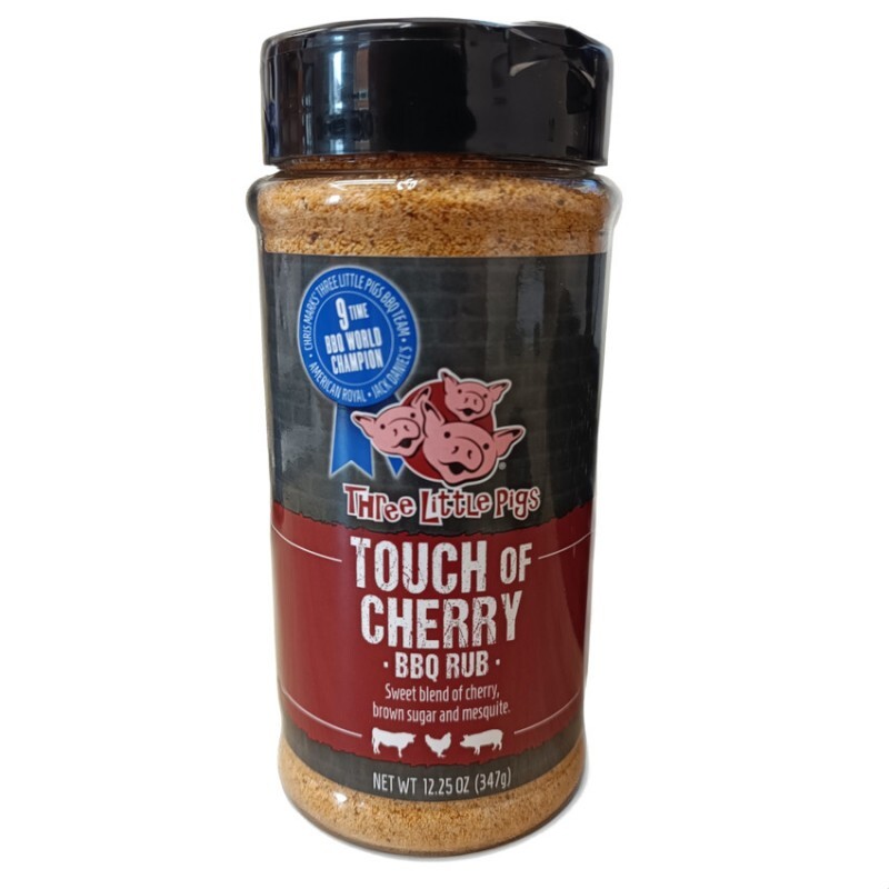 BBQ koření Touch of Cherry BBQ Rub 347g Three Little Pigs