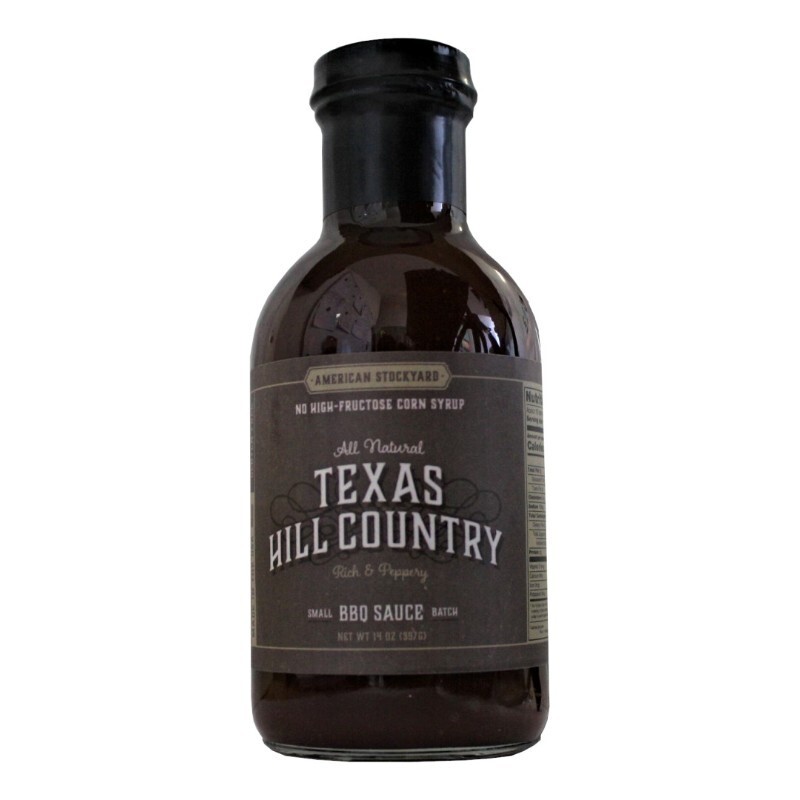 BBQ grilovací omáčka Texas Hill Country BBQ sauce 355ml American Stockyard