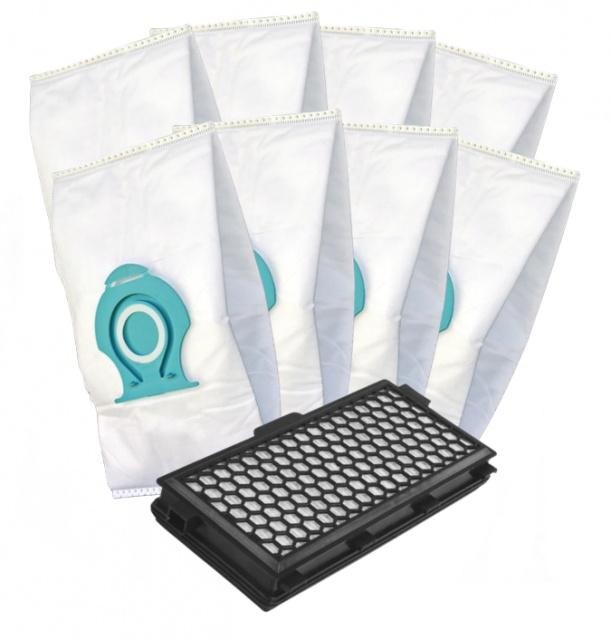 Sáčky JOLLY ML6 MAX pro Miele Guard textilní antibakteriální a HEPA filtr, sada 8+1ks