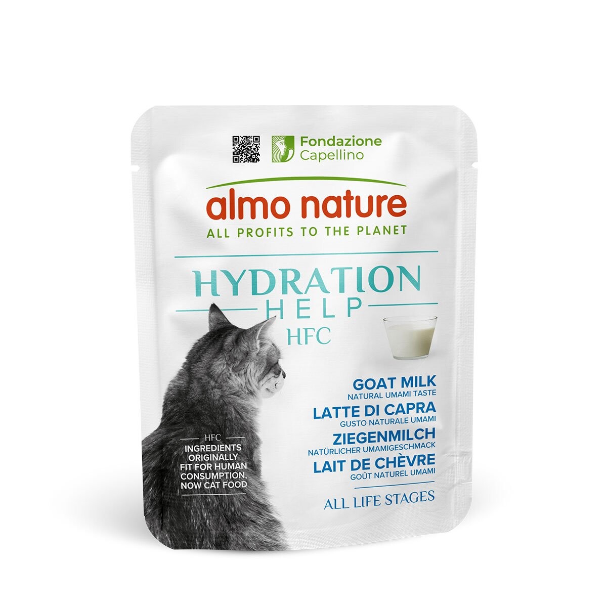 Almo Nature HFC Hydration Help 24 x 50 g - výhodné balení - kozí mléko