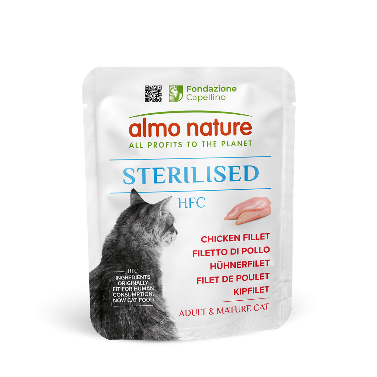 Almo Nature HFC Sterilised 6 x 50 g - Kuřecí filet