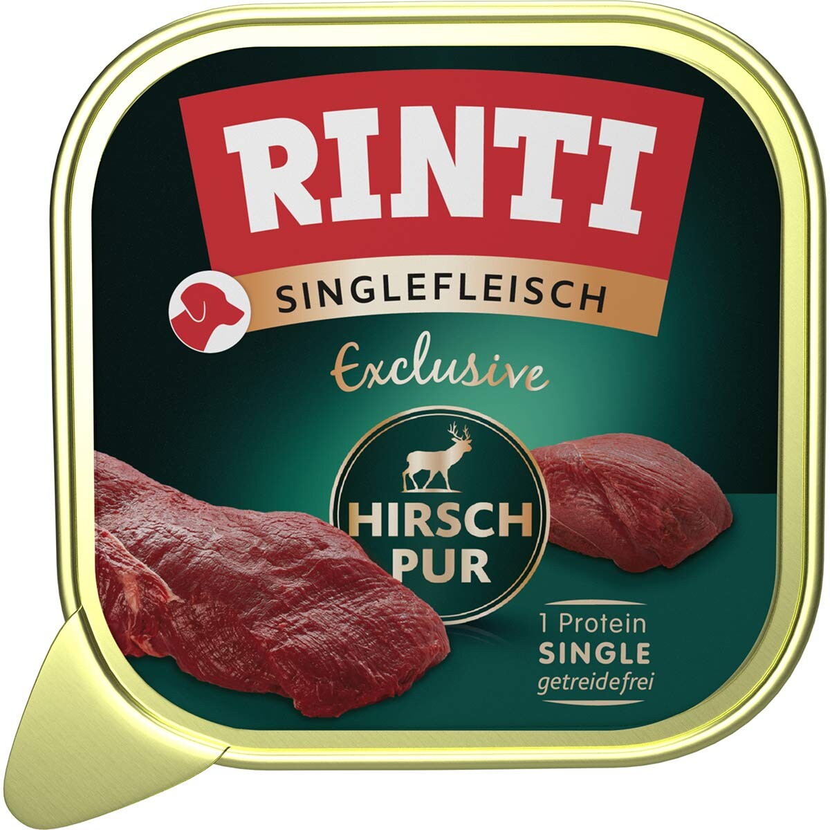 RINTI Singlefleisch Exclusive 10 ks (10 x 150 g) - jelen