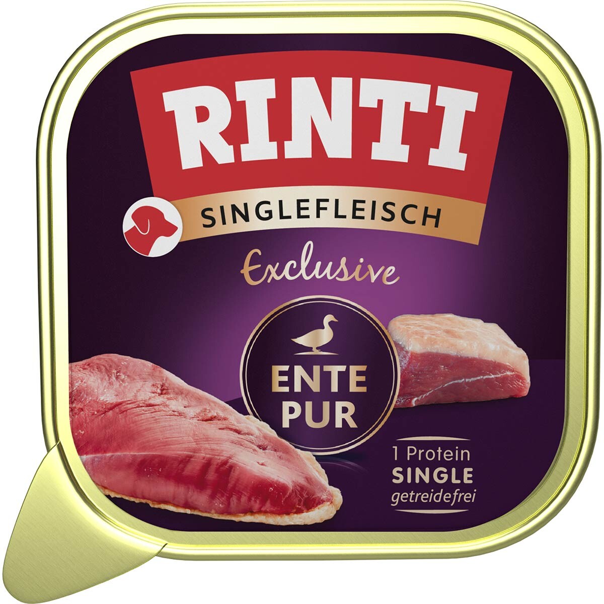 RINTI Singlefleisch Exclusive 10 ks (10 x 150 g) - kachna