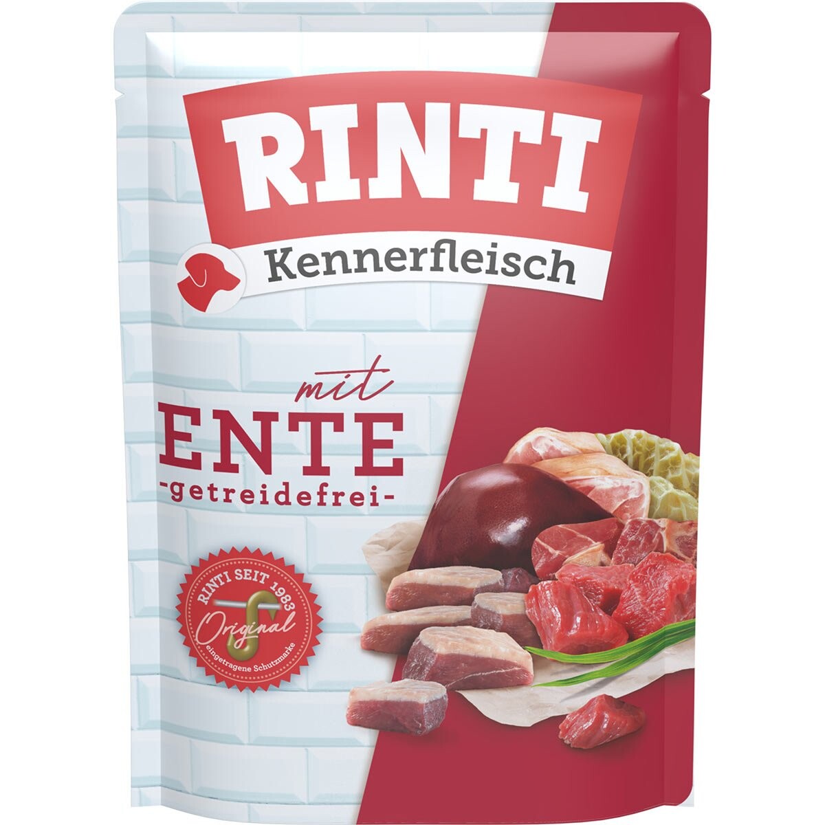Výhodné balení RINTI Kennerfleisch kapsičky 20 ks (20 x 400 g) - kachna