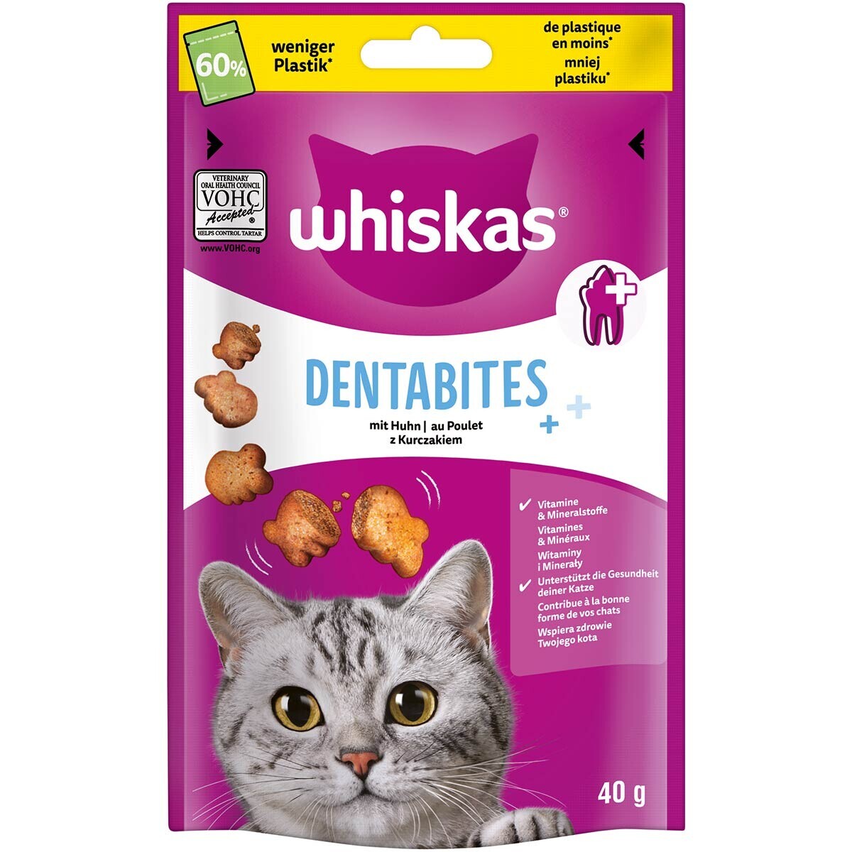 Whiskas Dentabites - s kuřecím 40 g