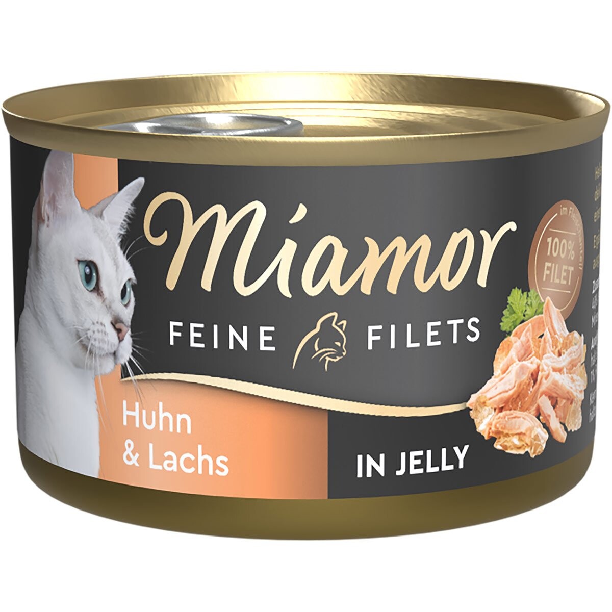 Miamor Feine Filets 6 ks (6 x 100 g) - kuřecí a losos v želé