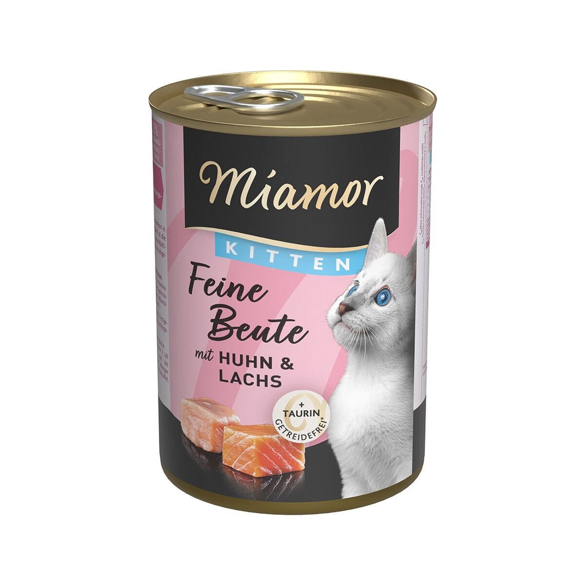 Výhodné balení Miamor Feine Beute Kitten 12 ks (12 x 400 g) - kuřecí a losos