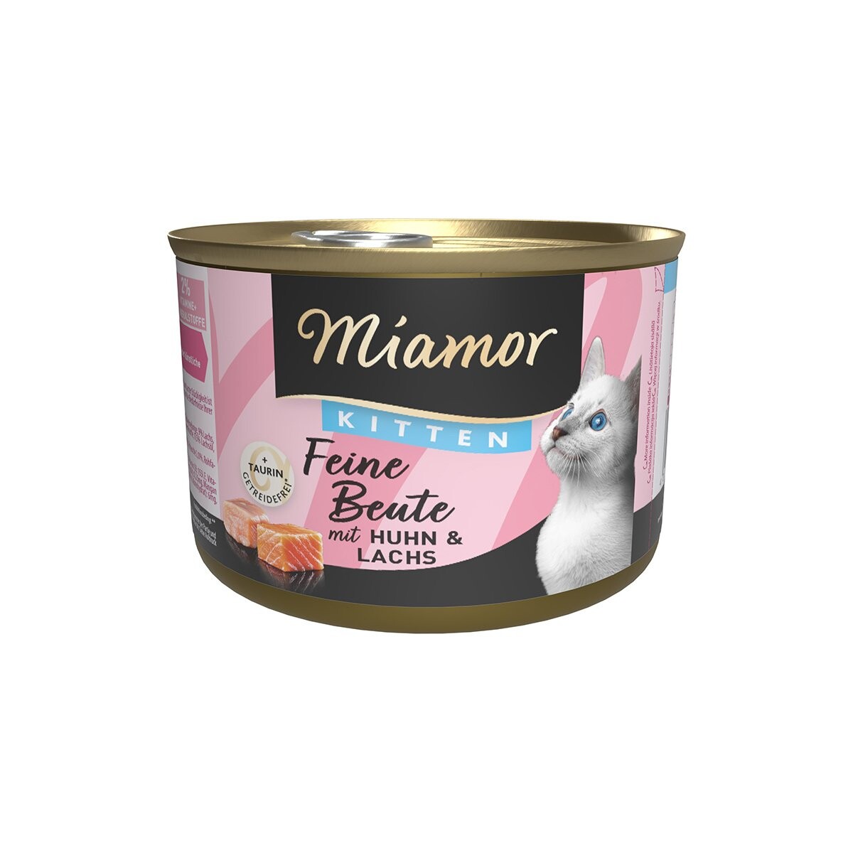 Miamor Feine Beute 12 ks (12 x 185 g) - Kitten kuřecí a losos