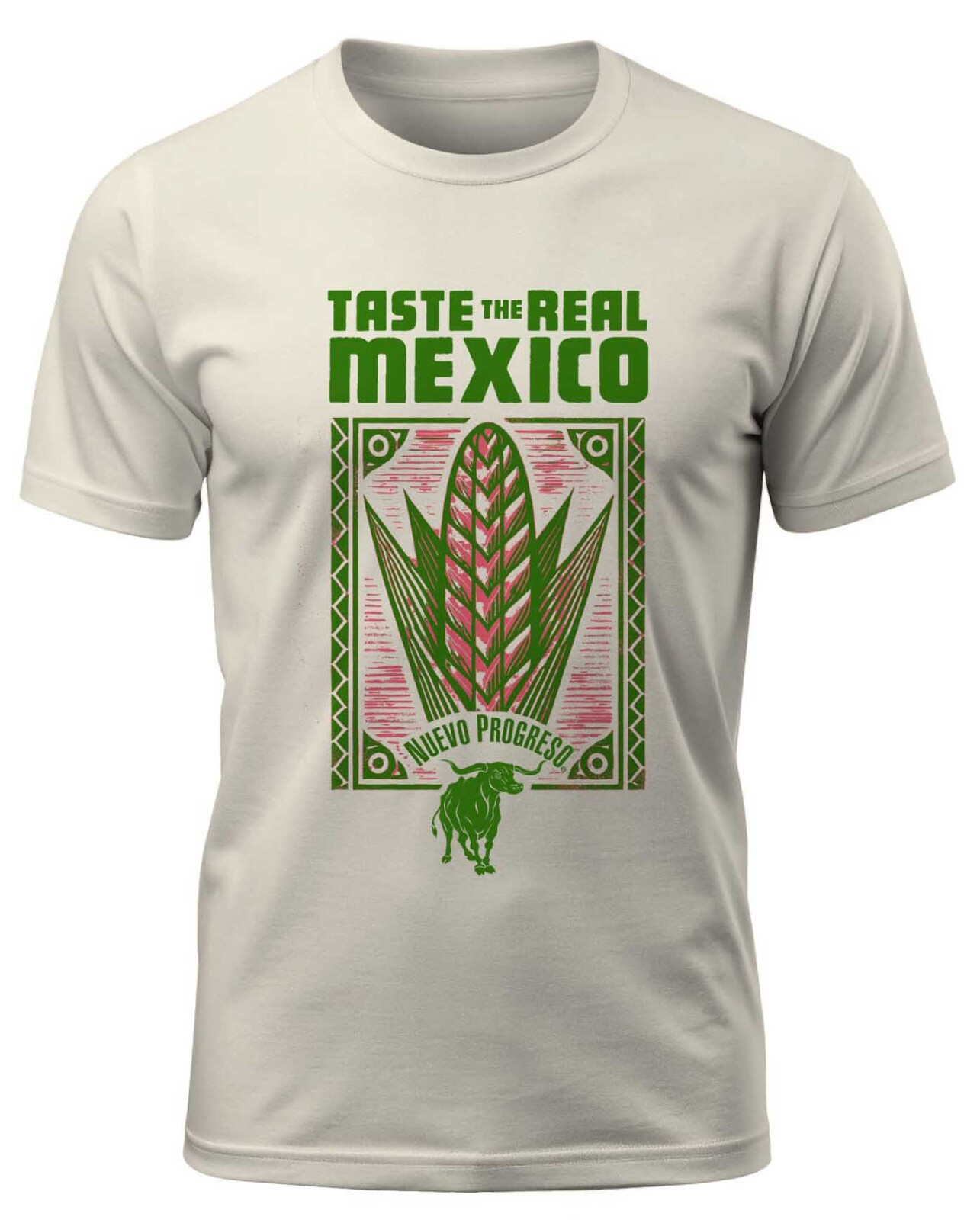 Tričko bílé - Taste te Real Mexico