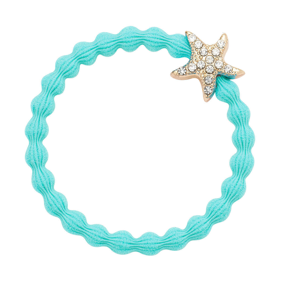 By Eloise London Bling Charms Starfish Turquoise náramek / gumička do vlasů odstín turquoise pro ženy