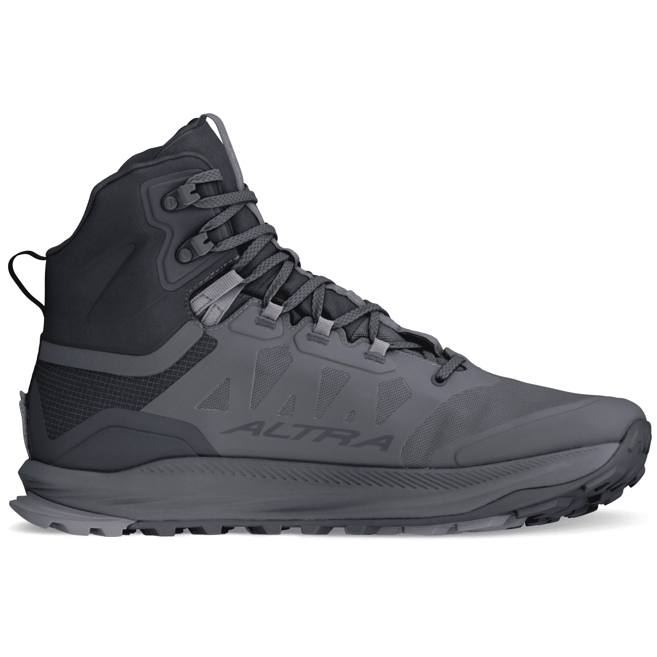 Pánské turistické boty Altra M Lone Peak 9 Waterproof Mid Velikost bot (EU): 42,5 / Barva: černá/šedá
