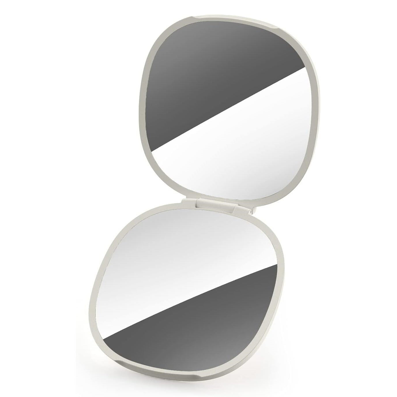 Kapesní zrcátko VIVA 75006 8 cm, krémová, plast, Joseph Joseph