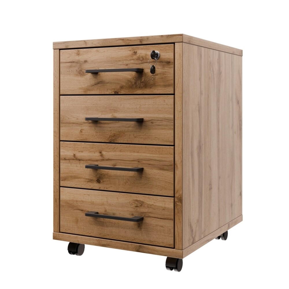 Uzamykatelný kontejner NEJBY GIANNI PREMIUM, dub wotan