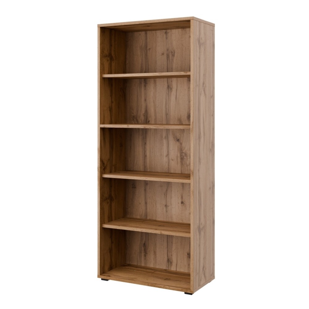 Regál vysoký otevřený NEJBY GIANNI PREMIUM, dub wotan
