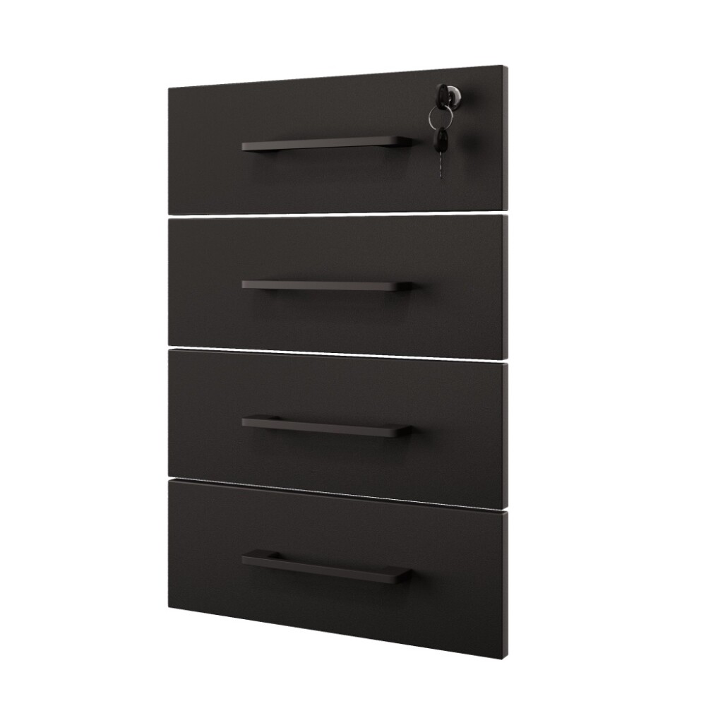 Čela zásuvek pro kontejner NEJBY GIANNI PREMIUM, antracit