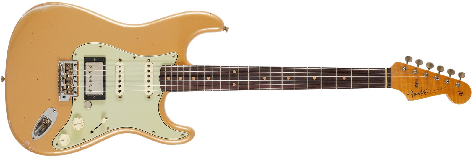 Fender Custom Shop 59 Stratocaster HSS Relic Desert Sand Metallic