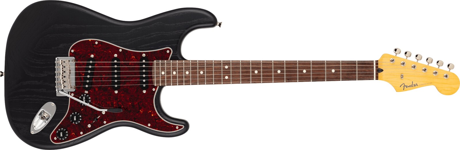 Fender MIJ LE Raw Ash Stratocaster BLK