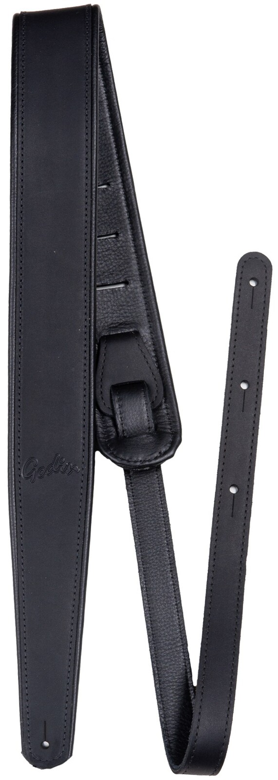 Godin Black Leather Felt Pad Embossed