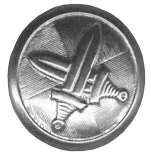 Knoflík AČR velký stříbrný