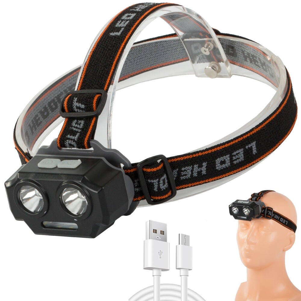 Čelovka LED XHP30 SMD nabíjecí USB SQ-803