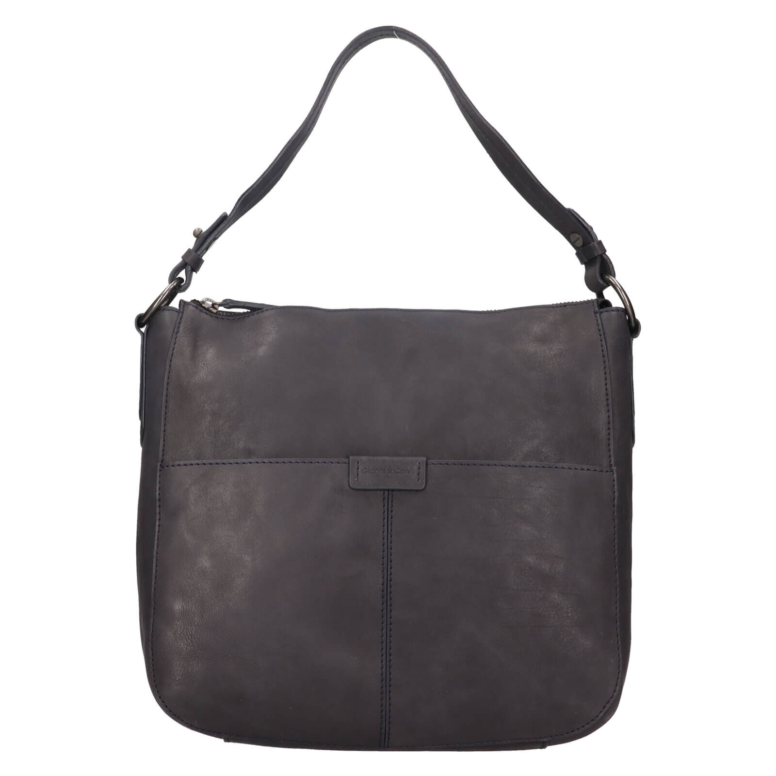 Dámská kožená kabelka Gianní Conti Luka - tmavě modrá
