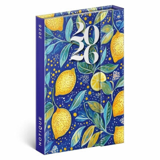Diář 2026: Citrony - týdenní, magnetický, 11 x 16 cm
