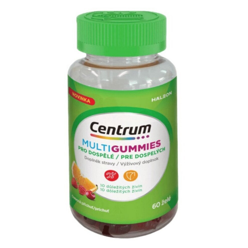 CENTRUM MultiGummies pro dospělé želé 60 kusů