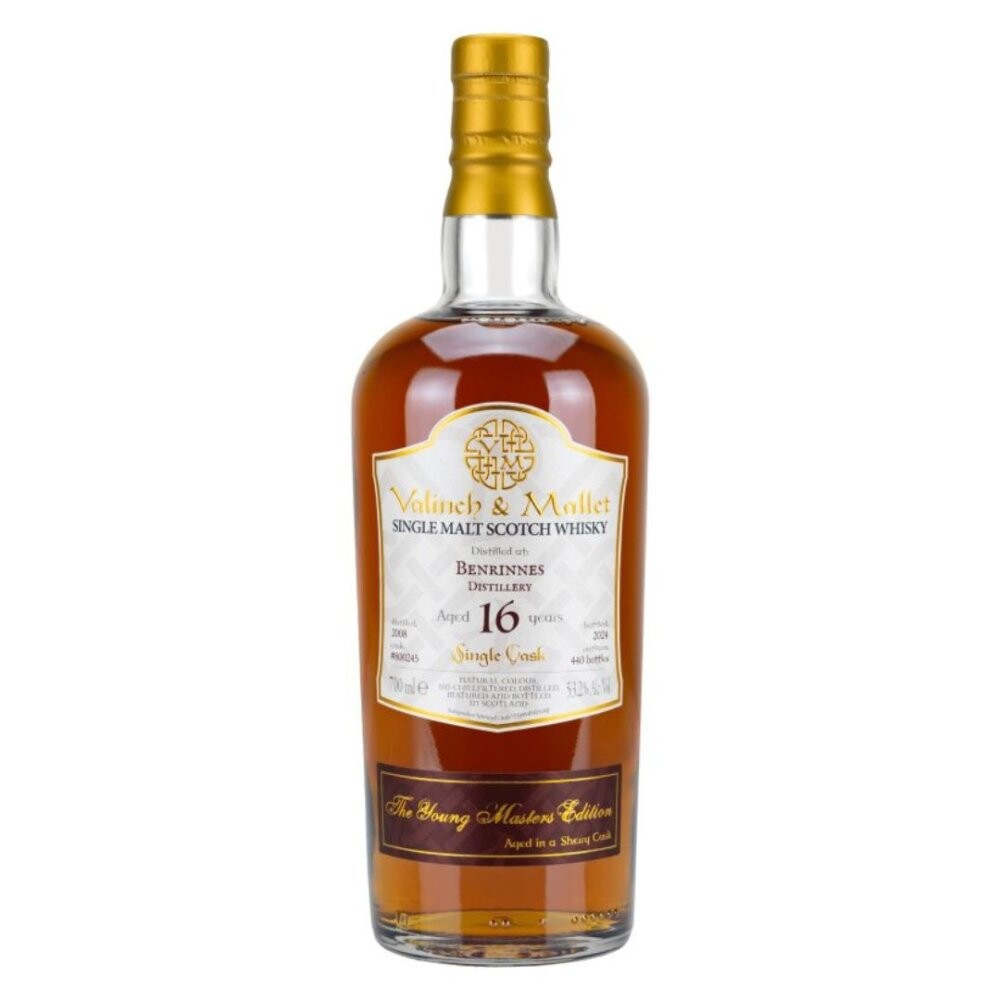 Valinch & Mallet Benrinnes 16y 2008 0,7l 53,2% GB / Rok lahvování 2024