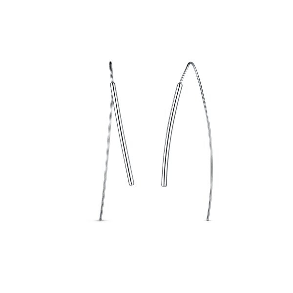 Náušnice bez kamenů 131-483-753580-0000