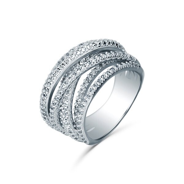 Prsten se syntetickými kameny 126-483-1219 52