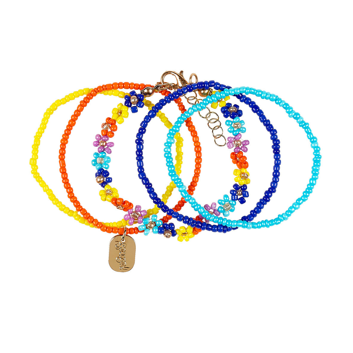 Souza! - Náramky Millie flower blue - 5 ks