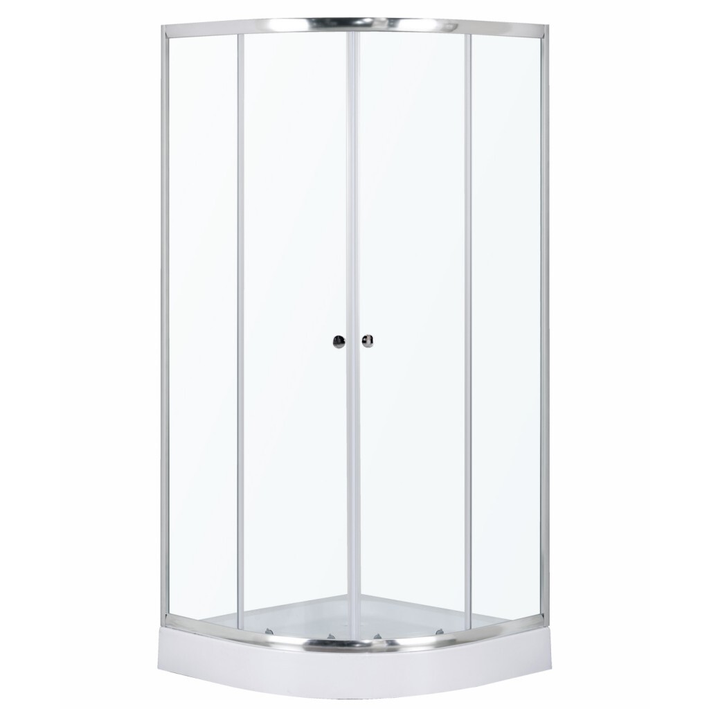 KERRA Sprchový kout s vaničkou Leo 80 (chrom) 5907548117564