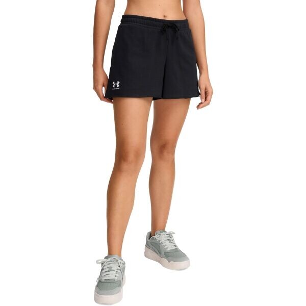 Under Armour RIVAL TERRY SHORT Dámské šortky, černá, velikost S